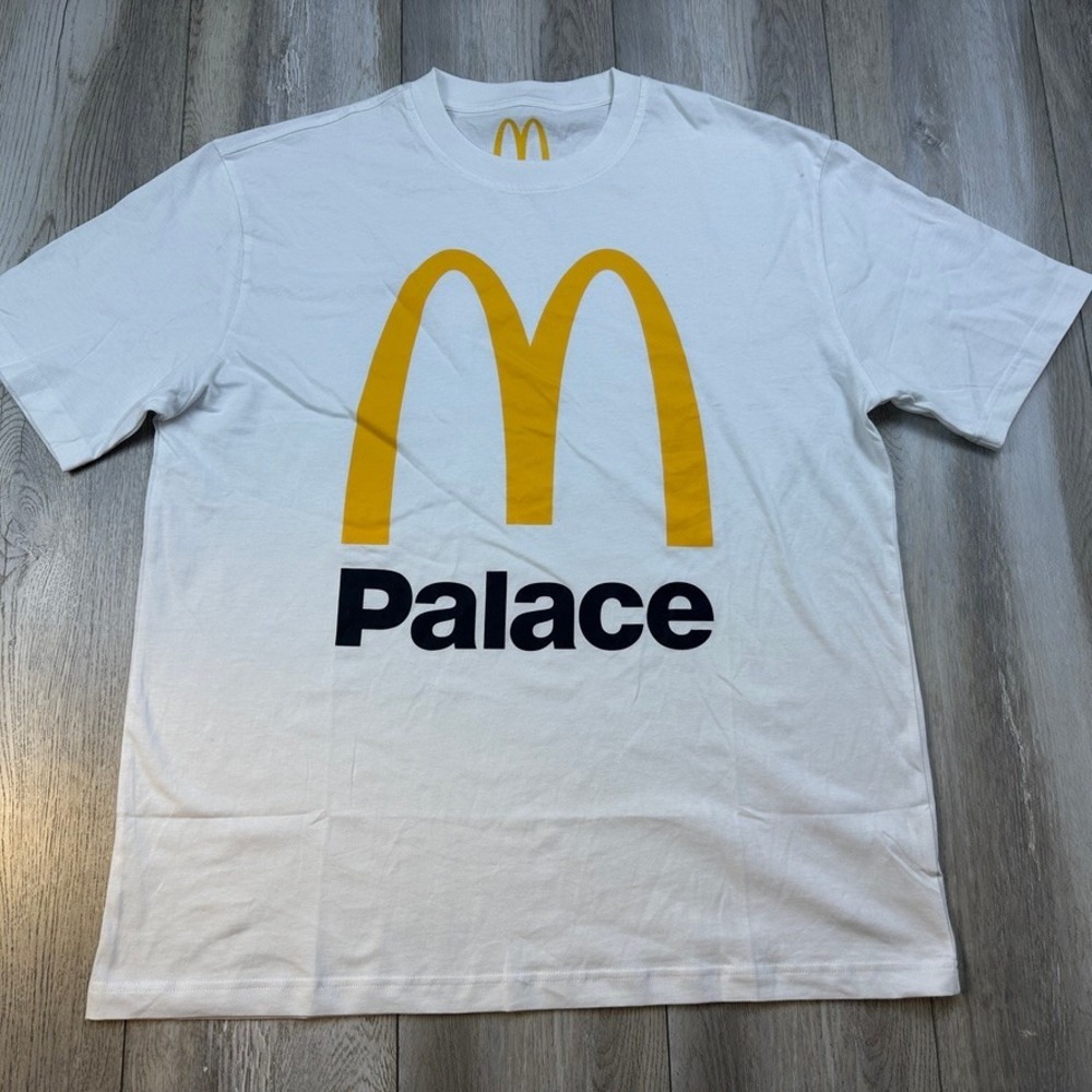 Palace McDonalds Shirt Mens 2XL White Golden Arches Logo Graphic Tee Streetwear